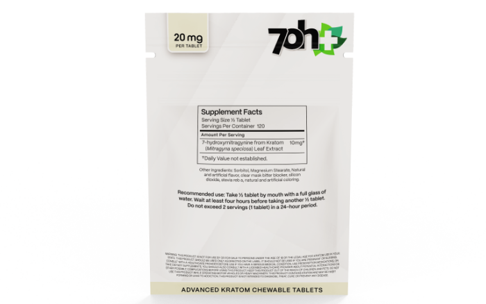 7OH Plus 7OH Chewable Tabs 20mg per Tablet - Seven Tech