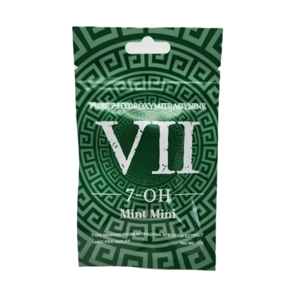 VII 50ct 7OH Green Mint Mini Tabs 20mg per Tablet - Seven Tech