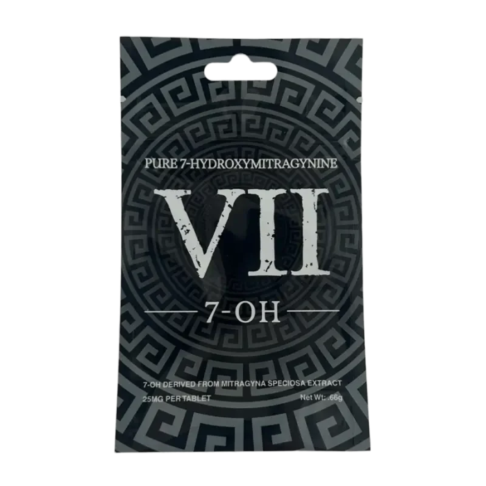 VII 10ct 7OH Raspberry Tabs 25mg per Tablet - Seven Tech