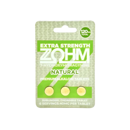 ZOHM 3ct 7OH Natural Tabs 40mg per Tablet - Seven Tech