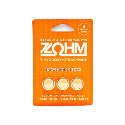 ZOHM 3ct 7OH Tangerine Dream Tabs 22mg per Tablet - Seven Tech