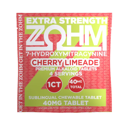 ZOHM 1ct 7OH Extra Strength Cherry Limeade 40mg per Tablet - Seven Tech